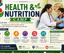 Student health camp at school